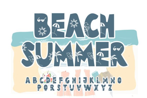 Beach Summer: A Display Font for Joyful, Standout Designs