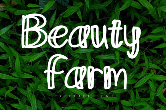 Beauty Farm: A Display Font That Blends Playfulness with Polish