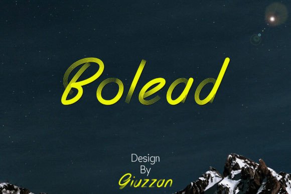 Bolead: A Sleek Display Font for Modern Branding