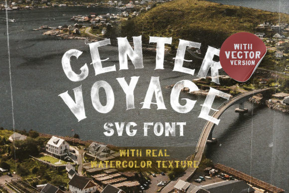 Center Voyage: A Creative Display Font for Bold Ideas
