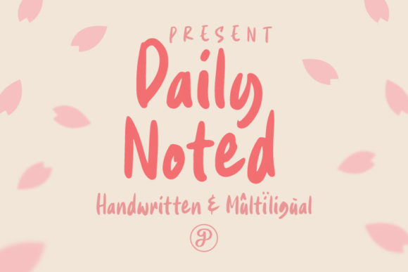 Daily Noted: A Creative Font for Fresh Branding