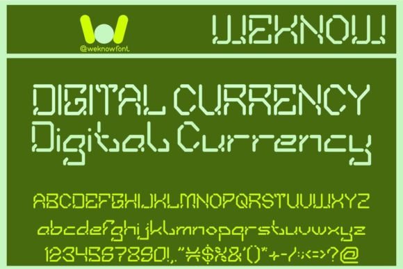 Digital Currency: The Future of Tech-Infused Typography