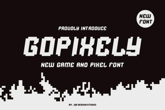 Gopixely: The Creative Display Font for Bold Projects