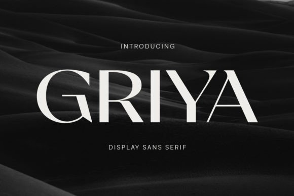 Griya: A Sans-Serif for Understated Luxury