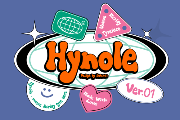Hynole: A Retro Display Font for Bold Branding