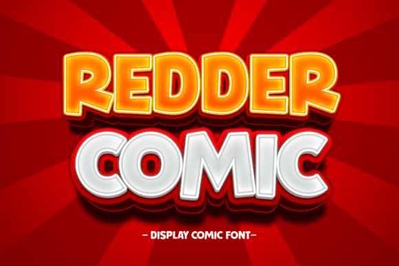 Inject Playful Energy with Redder Comic Typography