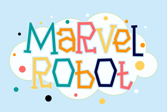 Marvel Robot: A Playful Typeface for Imaginative Projects