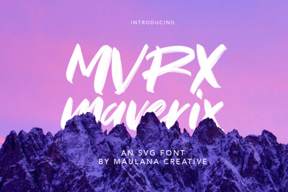Maverix: The Cool, Urban Display Font for Modern Projects