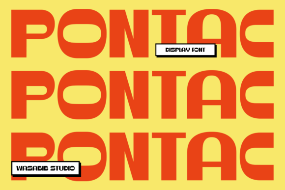 Pontac: The Bold Display Font for Modern Design