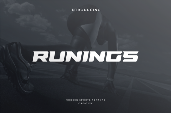 Runings: The Bold Display Font for Strong Visual Impact