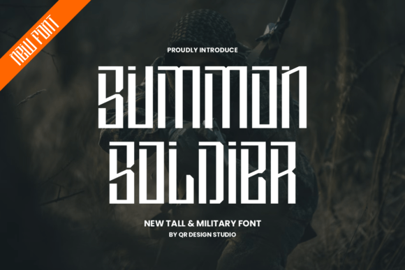Summon Soldier: The Quirky Display Font for Bold Ideas