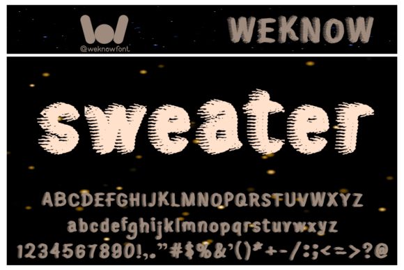 Sweater: Unraveling the Charm of This Creative Font