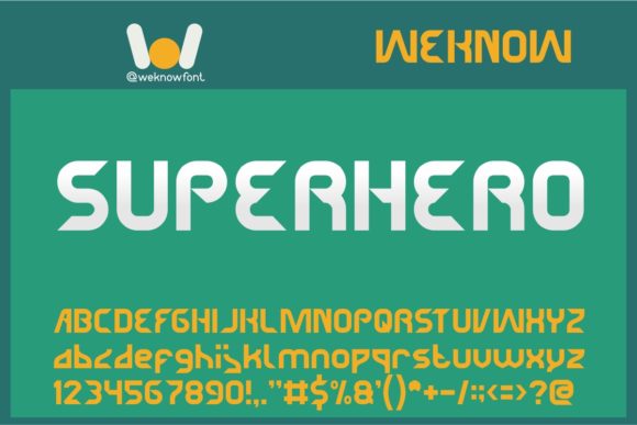 Unleash Your Brand's Inner Hero with the Superhero Font
