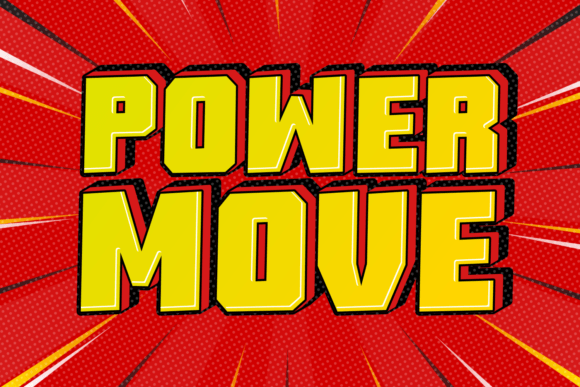 Unleashing Energy: The Power Move Display Font